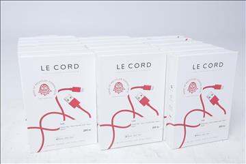 Lightning kablar 18st - Le Cord 2m. Nypris 285kr/st