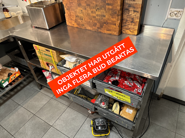 Rostfri diskbänk- OBJEKTET HAR UTGÅTT