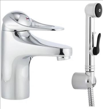 1 st tvättställsblandare med handdusch 9000E II krom - FMMattson, RSK nr: 8235448, ord. Pris ca: 1800 kr