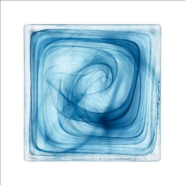 ORREFORS KOSTA BODA. CIRRUS TURQUOISE KONSTKAKELPLATTOR 4-PACK