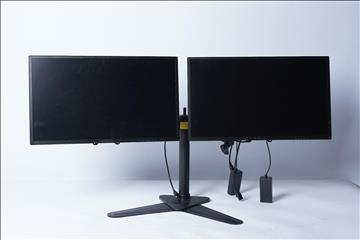 2st VOXICON 24" FHD skärmar med ställning.
