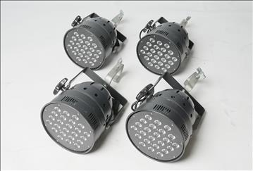 4 st Spotlights - Stairville Led Par56 Pro Spot 24x3W