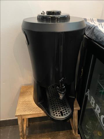 Kaffebehållare med tapp 