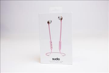 Trådlösa hörlurar - Sudio, Vasa blå, Rosa. Ny, Obruten förpackning.