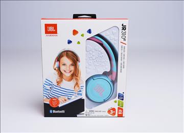 Trådlösa hörlurar barn - JBL by Harman, JR310 bt, blå och rosa. Ny, Obruten förpackning.