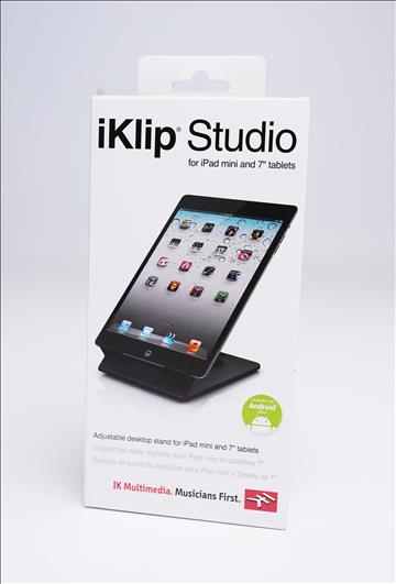 iKlip Studio - Justerbar skrivbordshållare för iPad mini och 7" surfplattor. Ny, Obruten förpackning.