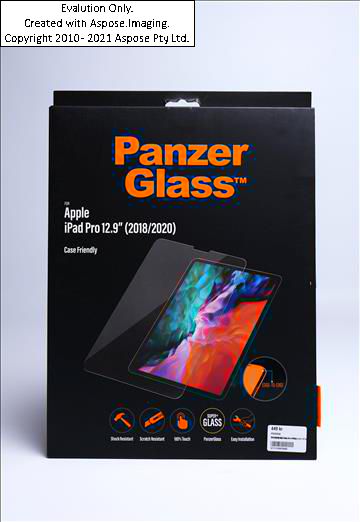 Skärmskydd - iPad Pro 12.9" (2018/2020), Case friendly, Panzer Glass. Ny, Obruten förpackning.