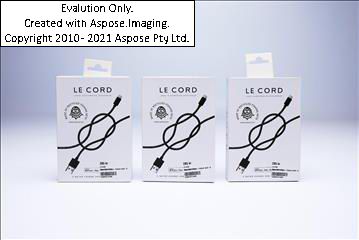 Kabel USB-Lightning - 3 st, svart, Le Cord. Ny, Obruten förpackning.