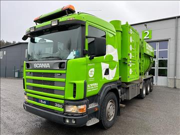 Torrsug Vakuumlastare SCANIA R114 8x4-2000 | Disab byggnation EXPORT ONLY 