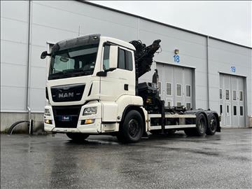  Kranväxlare Man TGS 26.440 6X2-4 LL -2014 | Hiab-kran 195-5 | Hiab 17T krok