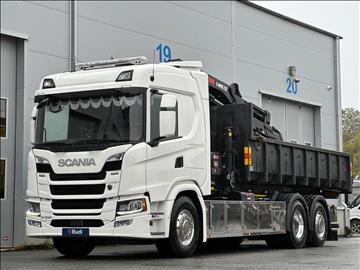 Kranväxlare Scania G500 6x2-4NB | 2021 |  42506km | Hiab 232 E-kran | Hiab växlare 21T