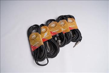 Telekabel till XLR hane och hona 5st, Proel Audio Video Cable. Ny, Obruten förpackning.