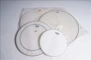 Trumskinn REMO 4st. Ambassador 14", Powerstroke, Tympani 25", Powerstroke 24". Ny.
