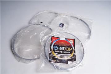 Trumsarg 4st. S-HOOP 14" 10 hole 1st, TAMA MFM18-8 2st, Pearl RIM-1606 1st. Ny, Obruten förpackning.