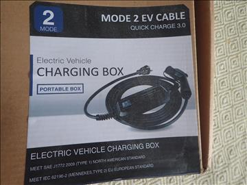Laddbox för elbil Quick Charge 3.0 mode 2