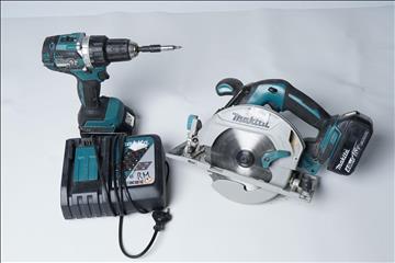 Makita verktyg - Cirkelsåg, Skruvdragare, Batteriladdare 