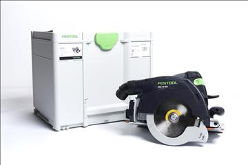 Festool - Cirkelsåg 18 V HKC 55 EB - inkl. batteri och förvaringslåda. Nypris ca 7405 kr.
