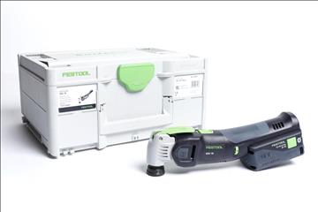 Festool Multiverktyg 18 V VECTURO OSC 18 - inkl. batteri och förvaringslåda. Nypris ca 7079 kr.