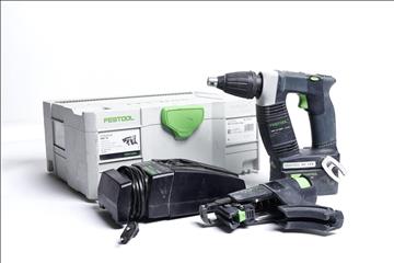 Festool Skruvautomat 18 V DURADRIVE DWC 18-4500 - inkl. batteri/laddare och förvaringslåda. Nypris ca 7705 kr.