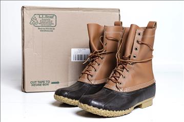 Kängor - L.L. BEAN, Bean Boots (Tan/brown) - strl 43. Nypris ca 2,119:-