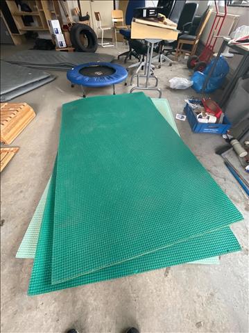 2st Gymnastikmattor mörkgröna 