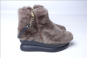 Skor med dragkedja - Gram 503g Pumpkin Shearling, strl 37, Nypris ca 1200 kr