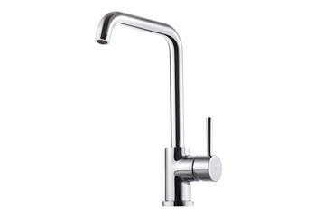 Köksblandare med bockad pip. Energiklass B. Pipen går att begränsa till 60, 90, 120, 160 eller 180 graders svängradie. , Tapwell, RT980-120 Krom, Art.no:  9418032, ord. Pris ca 891 kr ex. moms 