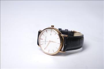Armbandsur med armband i kalvskinn - BÉLIER THOMS ink armband av strutsskinn, Nypris: 3000 kr