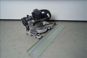 Kap- och gersåg samt styrskena. Festool KS 60 E, Festool FS 1080/2.