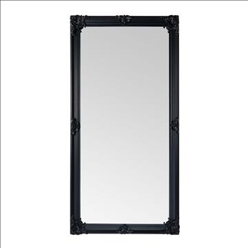 1 st Stor Helkroppsspegel 120x240cm Svart Queen Ord. Pris: 4477 kr