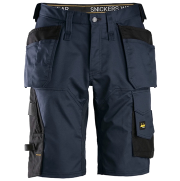 (NY) Shorts SNICKERS WORKWEAR 6151 AllroundWork, stl. 54, marin/svart 