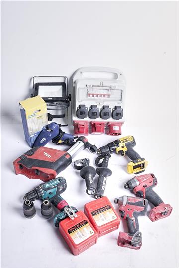 Diverse vektyg + annat – Makita, Bosch, DeWalt